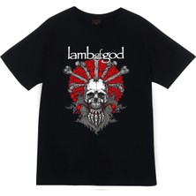 stonedfame Lamb Of God Baskılı T-Shirt