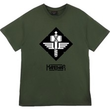 stonedfame Manowar Baskılı T-Shirt