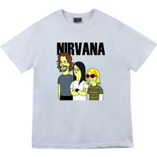 stonedfame Nirvana Baskılı T-Shirt