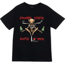 stonedfame Cannibal Corpse Baskılı T-Shirt