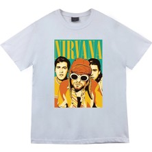 stonedfame Nirvana Baskılı T-Shirt