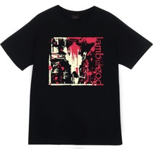 stonedfame Lamb Of God Baskılı T-Shirt