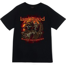 stonedfame Lamb Of God Baskılı T-Shirt