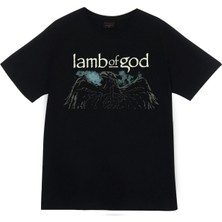 stonedfame Lamb Of God Baskılı T-Shirt