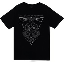 stonedfame Bullet For My Valentine Baskılı T-Shirt