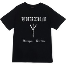 stonedfame Burzum Baskılı T-Shirt