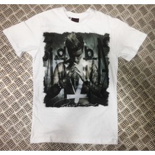 stonedfame Justın Bıeber Baskılı T-Shirt