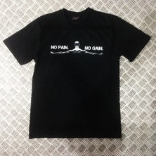 stonedfame No Paın No Gaın Baskılı T-Shirt