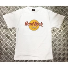 stonedfame Hard Rock Baskılı T-Shirt
