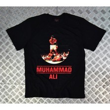 stonedfame Muhammed Ali Baskılı T-Shirt