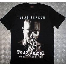 stonedfame Tupac Baskılı T-Shirt
