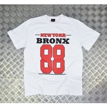 stonedfame Bronx Baskılı T-Shirt