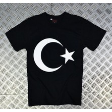 stonedfame Ay Yıldız Baskılı T-Shirt