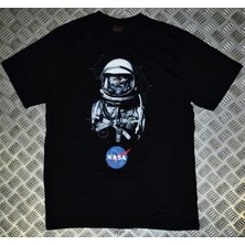 stonedfame Nasa Baskılı T-Shirt
