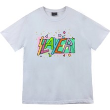 stonedfame Slayer Baskılı T-Shirt