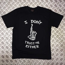stonedfame I Don't Trust Me Baskılı T-Shirt