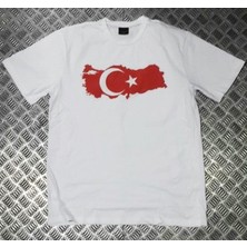 stonedfame Ay Yıldız Baskılı T-Shirt