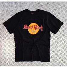 stonedfame Hard Rock Baskılı T-Shirt