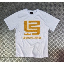 stonedfame Lebron James -Cleveland Cavalıers Baskılı T-Shirt