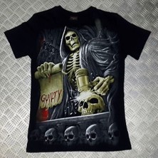 stonedfame Kuru Kafa Baskılı T-Shirt