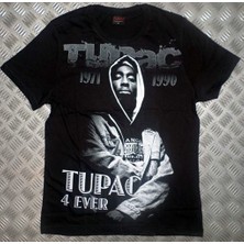 stonedfame Tupac Baskılı T-Shirt