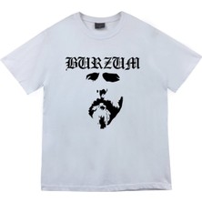 stonedfame Burzum Baskılı T-Shirt