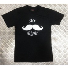 stonedfame Mr Rıght Baskılı T-Shirt