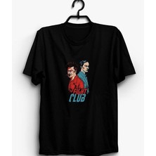 stonedfame Fight Club Baskılı T-Shirt