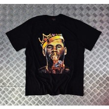 stonedfame Lebron James -Cleveland Cavalıers Baskılı T-Shirt