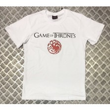 stonedfame Game Of Thrones Baskılı T-Shirt