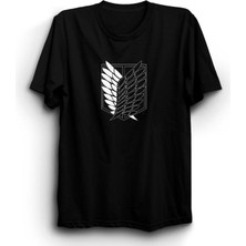 stonedfame Attack On Titan Anime Baskılı Tshirt