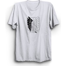 stonedfame Attack On Titan Anime Baskılı Tshirt