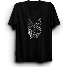 stonedfame Attack On Titan Anime Baskılı Tshirt