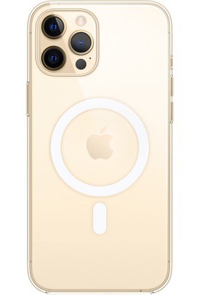 Hazal iPhone 12 Pro Max Için Magsafe Özellikli Şeffaf Kılıf