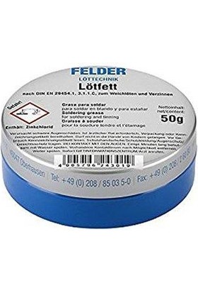 Felder Lötfett Lehim Pastası 50GR