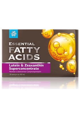 Essential Trimegavitals, Lutein And Zeaksantin Superconcantrate / Kır Iğdesi Yağı, Lutein ve Zeaksantin Içeren Takviye Edici Gıda