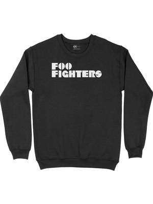 Cix Foo Fighters Logolu Siyah Sweatshirt