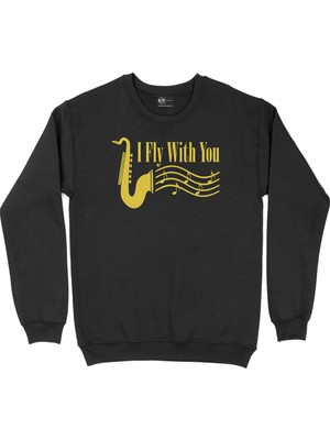 Cix I Fly With You Siyah Sweatshirt