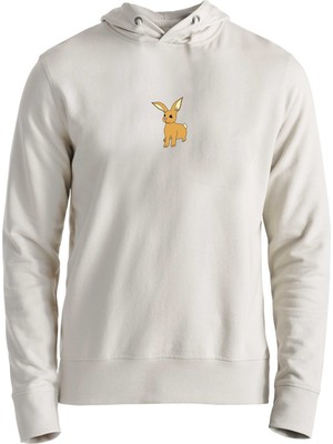 Alfa Tshirt Animal Tavşan Dijital Baskılı Ekru Çocuk Sweatshirt