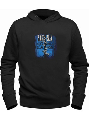 Alfa Tshirt Doctor Who Siyah Çocuk Sweatshirt