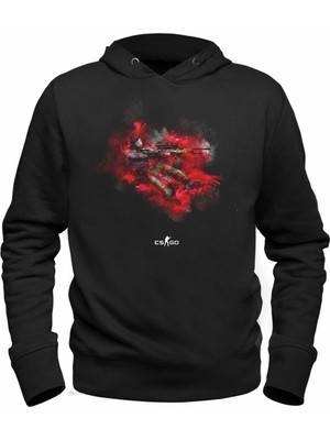 Alfa Tshirt Csgo Kapşonlu Çocuk Sweatshirt