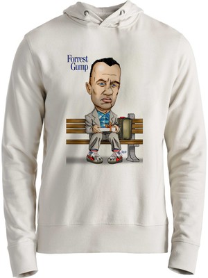 Alfa Tshirt Forrest Gump Ekru Çocuk Sweatshirt