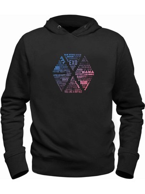 Alfa Tshirt Exo Siyah Çocuk Sweatshirt