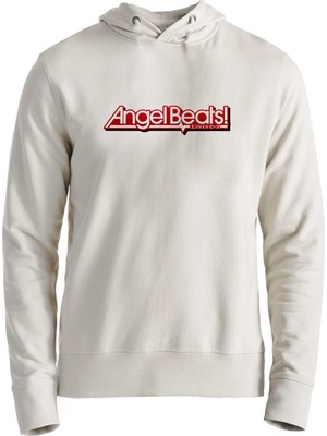 Alfa Tshirt Angel Beats Resimli Baskılı Ekru Çocuk Sweatshirt