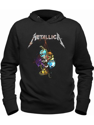 Alfa Tshirt Metallica Kapşonlu Çocuk Sweatshirt