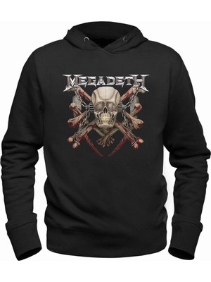 Alfa Tshirt Megadeth Kapşonlu Çocuk Sweatshirt