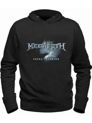 Alfa Tshirt Megadeth Kapşonlu Çocuk Sweatshirt