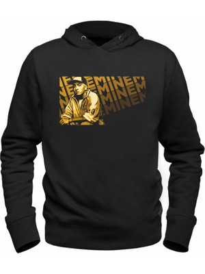 Alfa Tshirt Eminem Dijital Baskılı Çocuk Siyah Sweatshirt