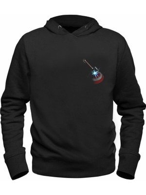 Alfa Tshirt Thor Mjolnir Baskılı Hammer Çocuk Siyah Sweatshirt