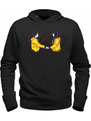 Alfa Tshirt Dark Dijital Baskılı Çocuk Siyah Sweatshirt
